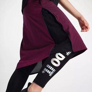 Nike Sportswear Tech Hypermesh Skirt Berry Black